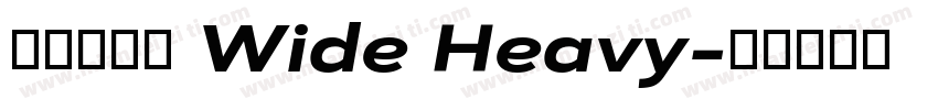 ヒカリ角ゴ Wide Heavy字体转换
